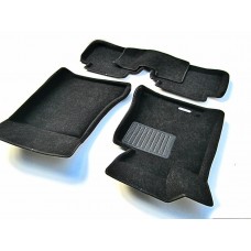 Коврики текстильные 3D Euromat чёрные Original Business на Mercedes-Benz E-Klasse № EMC3D-003505