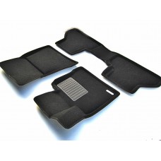 Коврики текстильные 3D Euromat чёрные Original Business на BMW X5 E70/X6 E71 № EMC3D-001212