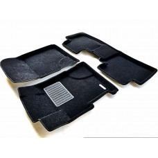 Коврики текстильные 3D Euromat чёрные Original Business на Honda Civic 4D № EMC3D-002604