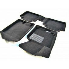 Коврики текстильные 3D Euromat чёрные Original Business на Hyundai Elantra № EMC3D-002701
