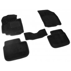Коврики текстильные 3D Seintex чёрные для Suzuki SX4/Fiat Sedici № SEINTEX.71701