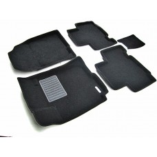 Коврики текстильные 3D Euromat чёрные Original Business на Toyota RAV4 № EMC3D-005126