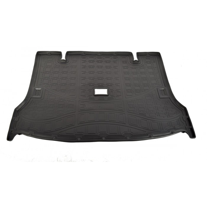 Коврик в багажник Norplast полиуретан чёрный на универсал 7 мест для Lada Largus 2012-2021