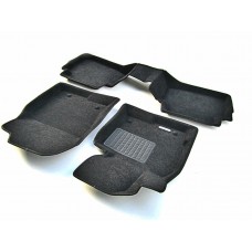 Коврики текстильные 3D Euromat чёрные Original Business на Mazda 3 № EMC3D-003411