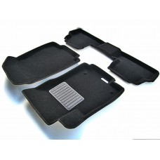 Коврики текстильные 3D Euromat чёрные Original Business на Opel Mokka/Chevrolet Tracker № EMC3D-003815