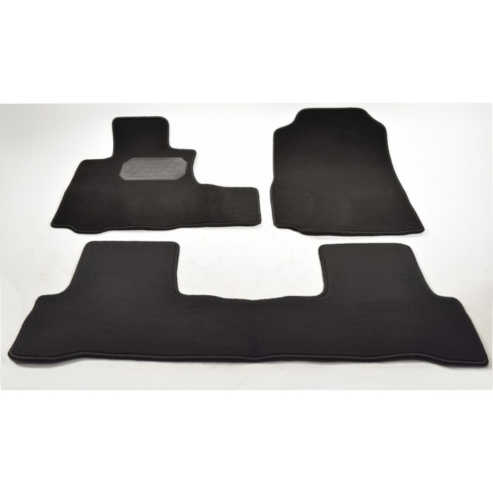 Коврики в салон Norplast текстиль чёрные (2 лог. подпятник п/у) для Honda CR-V 2007-2012