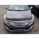 Дефлектор капота SIM для Hyundai Solaris 2014-2017