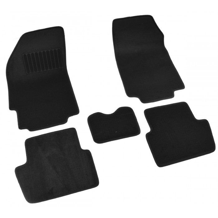 Коврики текстильные SV-Design чёрные для Chevrolet Spark 2010-2015