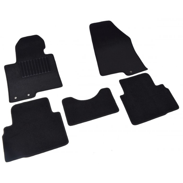 Коврики текстильные SV-Design чёрные для Kia Sportage 2010-2015