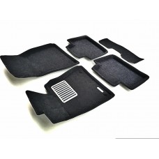 Коврики текстильные 3D Euromat чёрные Original Lux на Lexus IS250 № EM3D-003219