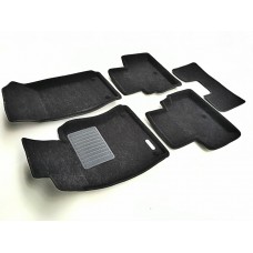 Коврики текстильные 3D Euromat чёрные Original Business на Infiniti Q50 № EMC3D-002811