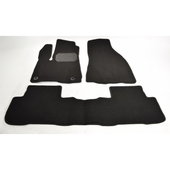 Коврики в салон Norplast текстиль чёрные с подпятником для Toyota Highlander 2014-2019