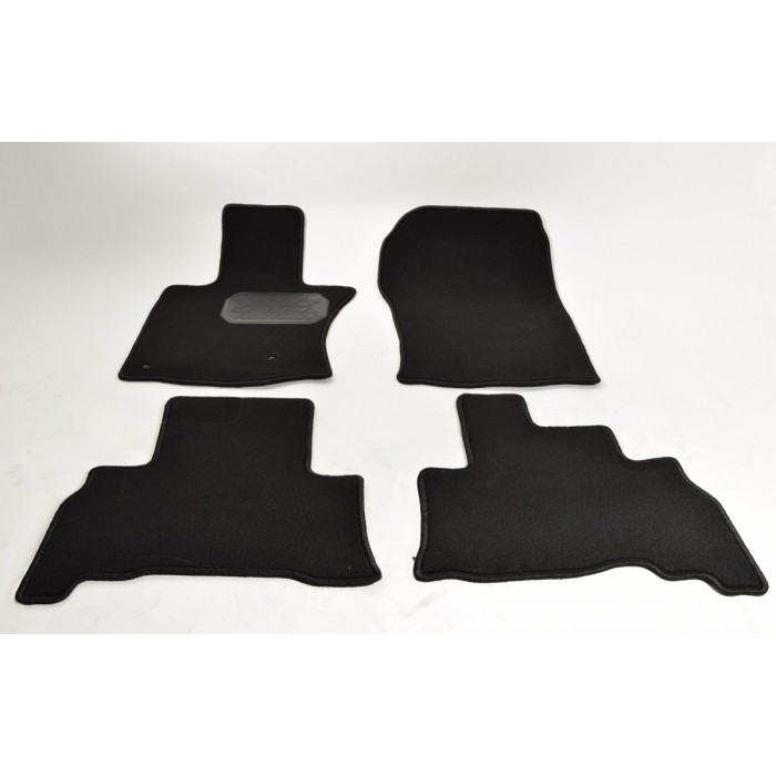 Коврики в салон Norplast текстиль чёрные с подпятником для Toyota Land Cruiser 150 2009-2013