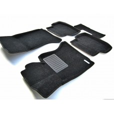 Коврики текстильные 3D Euromat чёрные Original Business на BMW 5 F10 № EMC3D-001205