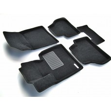 Коврики текстильные 3D Euromat чёрные Original Business на BMW X3 F25/X4 F26 № EMC3D-001210