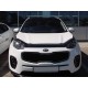 Дефлектор капота темный SIM для Kia Sportage 2016-2021