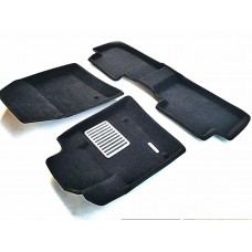 Коврики текстильные 3D Euromat чёрные Original Lux на Citroen C5 № EM3D-001712