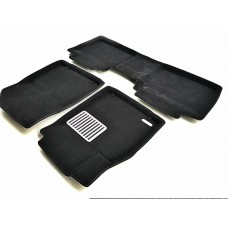 Коврики текстильные 3D Euromat чёрные Original Lux на Lexus ES-250/350/300h № EM3D-003214