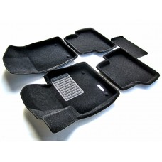 Коврики текстильные 3D Euromat чёрные Original Business на Audi Q3 № EMC3D-001113