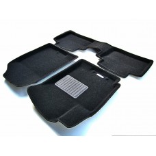 Коврики текстильные 3D Euromat чёрные Original Business на Hyundai Solaris/Kia Verna № EMC3D-002717
