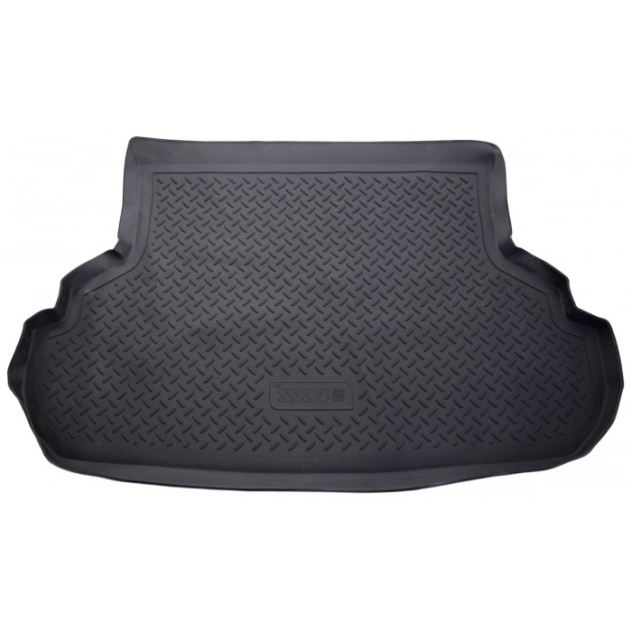 Коврик в багажник Norplast полиуретан чёрный на седан для Suzuki SX4 2006-2014