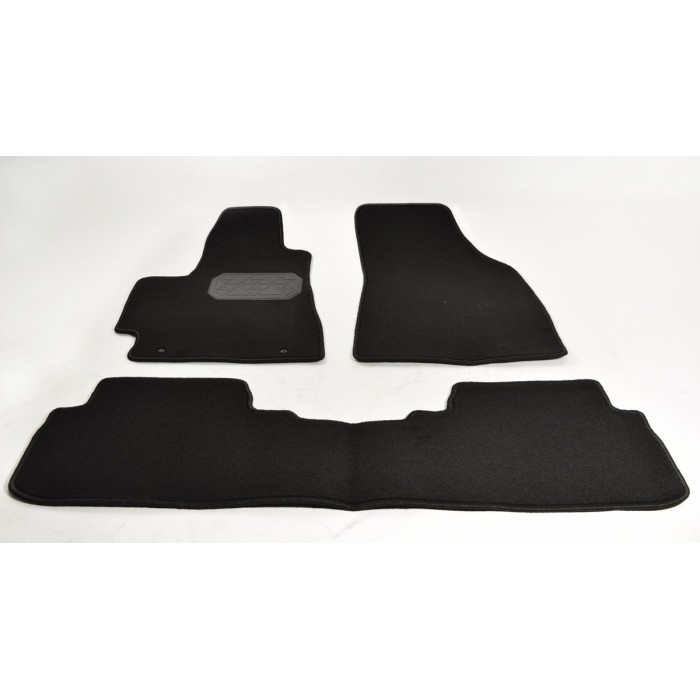 Коврики в салон Norplast текстиль чёрные с подпятником для Toyota Highlander 2010-2014