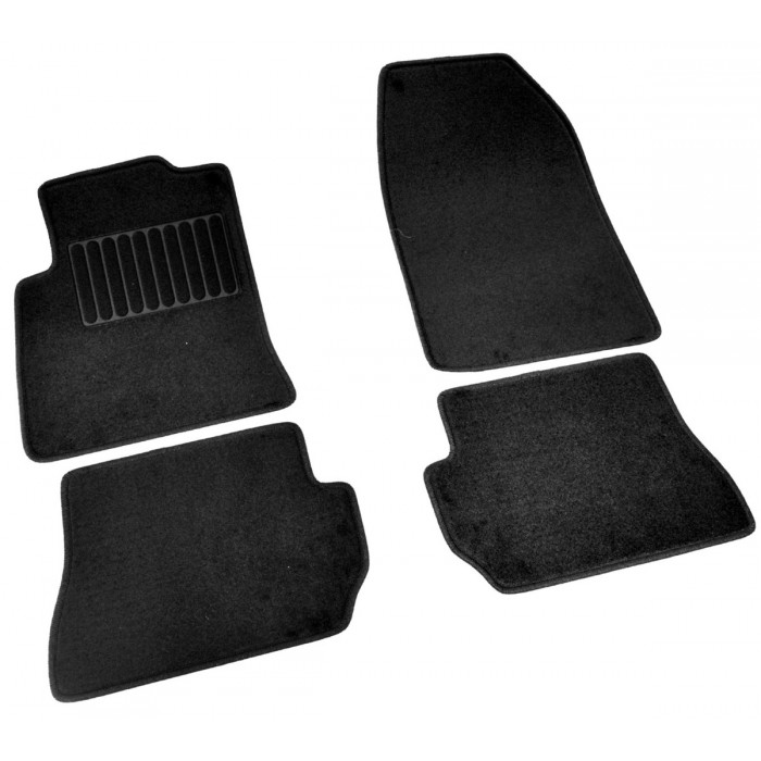 Коврики текстильные SV-Design чёрные для Ford Fiesta/Fusion 2001-2012