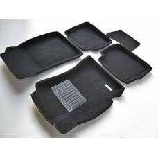 Коврики текстильные 3D Euromat чёрные Original Business на Subaru Forester № EMC3D-004701