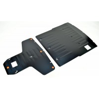 Защита картера и КПП, 2 части для Porsche Panamera 2009-2016 сталь