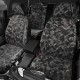 Чехлы на сидения камуфляж вариант 1, брезент, на минивэн, Multivan артикул VW28-1316-BREZ01