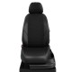 Чехлы на сидения Ромб чёрная экокожа с перфорацией, на седан, хетчбэк артикул TA27-0613-EC01-R-blk