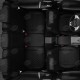Чехлы на сидения Ромб чёрная экокожа с перфорацией, на седан. артикул RN22-0904-EC01-R-blk