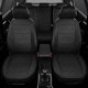 Чехлы на сидения чёрная экокожа с перфорацией, на седан, универсал артикул VW28-0611-EC01