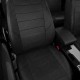 Чехлы на сидения чёрная экокожа с перфорацией, на компактвэн артикул VW28-0704-EC01