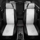 Чехлы на сидения Ромб белая экокожа с перфорацией, на седан артикул KA15-1401-EC03-R-wht