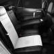 Чехлы на сидения белая экокожа с перфорацией, на седан, хетчбэк, универсал артикул FD13-0307-EC03