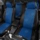 Чехлы на сидения Ромб синяя экокожа с перфорацией, на внедорожник артикул SK23-0802-EC05-R-blu
