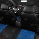 Чехлы на сидения Ромб синяя экокожа с перфорацией, на универсал, фургон артикул VZ29-2187-EC05-R-blu
