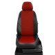 Чехлы на сидения Ромб красная экокожа с перфорацией, на хетчбэк, универсал Sv артикул PG21-0201-EC06-R-red