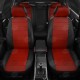 Чехлы на сидения красная экокожа с перфорацией, на внедорожник артикул VW28-0903-EC06