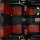 Чехлы на сидения красная экокожа с перфорацией, на внедорожник артикул VW28-0903-EC06