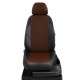 Чехлы на сидения Ромб экокожа шоколад с перфорацией, на седан, хетчбэк артикул VW28-0102-EC11-R-chc