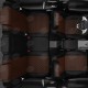 Чехлы на сидения Ромб экокожа шоколад с перфорацией, на минивэн артикул MB17-0915-EC11-R-chc