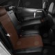 Чехлы на сидения экокожа шоколад с перфорацией, на седан артикул VW28-1501-EC11