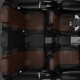 Чехлы на сидения экокожа шоколад с перфорацией, на седан, универсал артикул VW28-0618-EC11