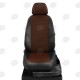 Чехлы на сидения экокожа шоколад с перфорацией, на компактвэн артикул RN22-0605-EC11