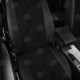 Чехлы на сидения Ромб чёрная алькантара с перфорацией, на компактвэн., 5Мест артикул OP20-0502-EC14-R-blk