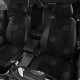 Чехлы на сидения чёрная алькантара с перфорацией, на внедорожник артикул CH03-1501-EC14