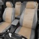 Чехлы на сидения бежевая экокожа с перфорацией вариант 2, на седан, универсал артикул VW28-0612-EC19