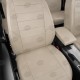 Чехлы на сидения кремовая экокожа с перфорацией вариант 4, на седан артикул BW02-0301-EC25